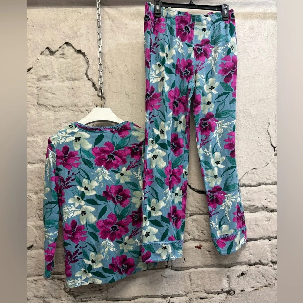 Carole Hochman Midnight Women's 2-Piece Cotton‎ PJ Set, New